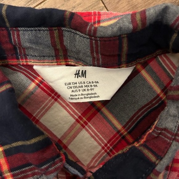 Boys plaid H&M long sleeve - Picture 4 of 4